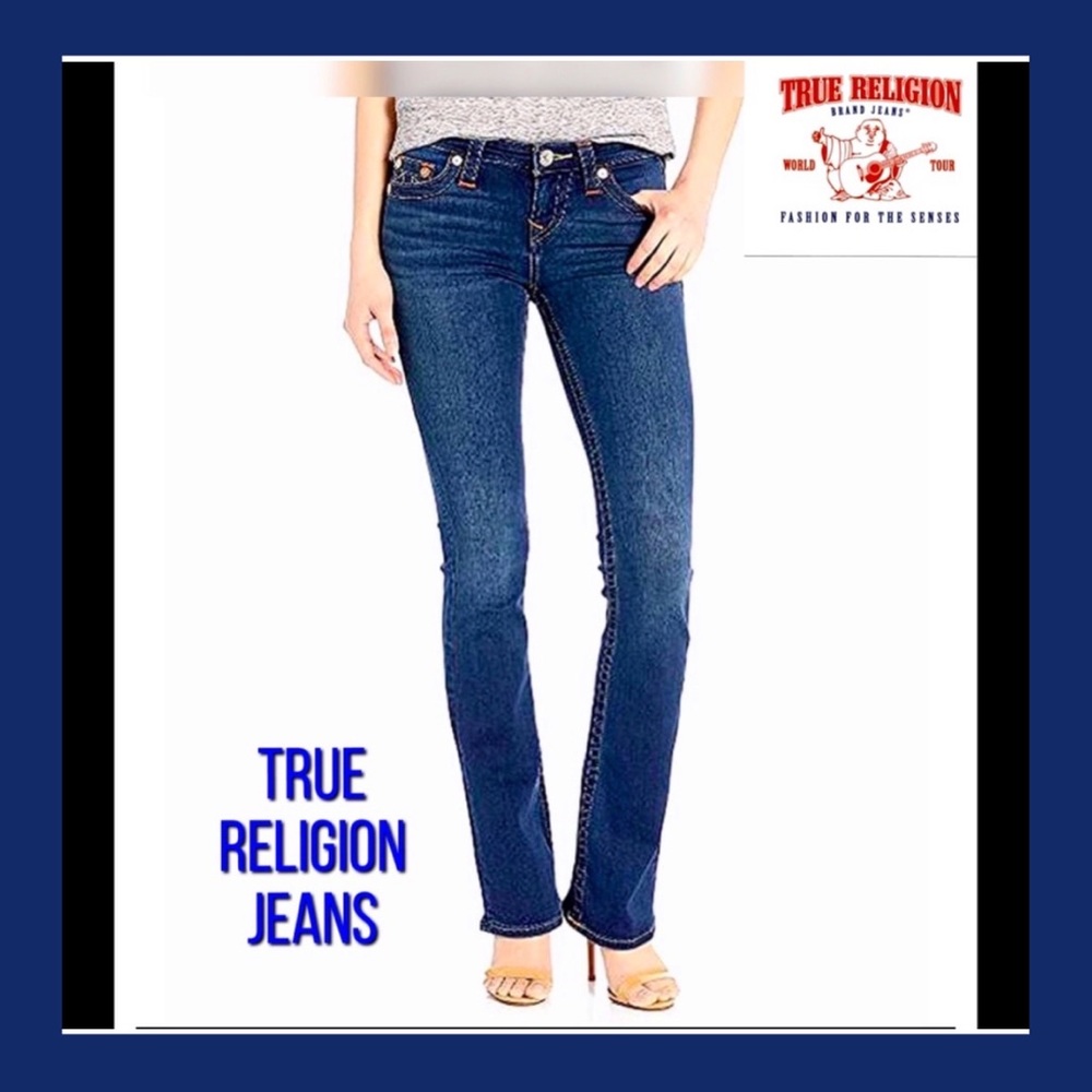 True Religion Denim Jeans, Medium Wash Classic , 28/6, NWOT